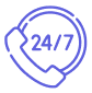 24/7 support